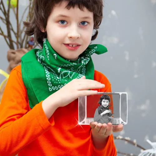 Miniatura 8 de Regalos personalizados con fotos de cristal 3D para ella, esposa, mamá, papá, mujeres, hombres, parejas, regalos personalizados con imágenes