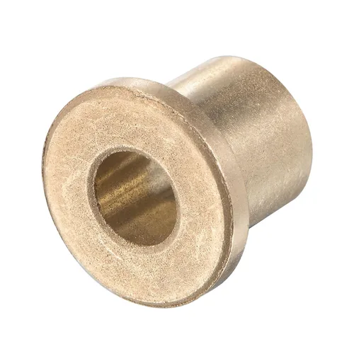 Miniatura 5 de uxcell Rodamientos de manga de brida 0.236 in Diámetro 0.394 in OD 0.472 in Longitud 0.551 in Diámetro de brida 0.079 in Espesor de brida Bronce