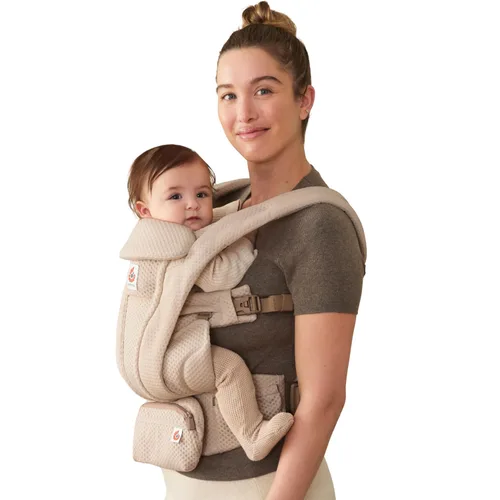 Miniatura 18 de Ergobaby Omni Deluxe - Portabebés de lujo para recién nacidos a niños pequeños, transpirables, para el verano, portabebés para todas las posiciones
