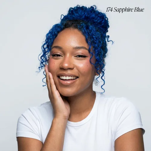 Miniatura 2 de Adore Tinte de Cabello Semipermanente (174 Azul Zafiro) Tinte de Cabello Azul Vegano y Libre de Crueldad Sin Amoníaco, Sin Peróxido, Sin Alcohol