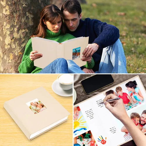 Miniatura 7 de Aevdor - Álbum de fotos 5x7 con 240 bolsillos y espacio para escribir, álbum de fotos de gran capacidad 5x7 con capacidad para 240 fotos, libro