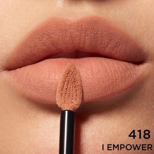 Miniatura 3 de L'Oréal Paris - Tinta de labios para maquillaje Rouge Signature, acabado mate, I Empower Yo empoderar