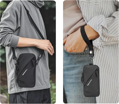 Miniatura 2 de Prime Comfort Funda para teléfono celular con correa cruzada ajustable, cordón para el cuello y correa para la muñeca, soporte para teléfono celular