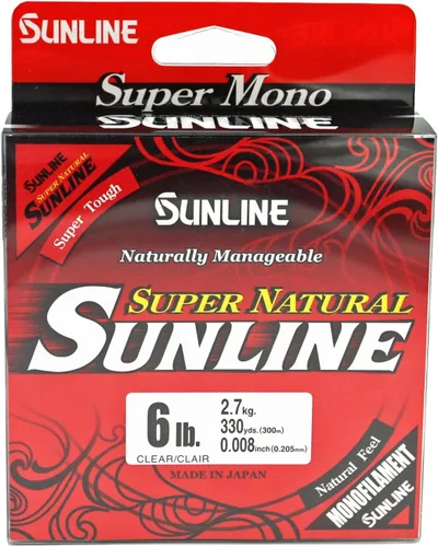 Miniatura 10 de Sunline Línea de pesca de monofilamento súper natural Natural Clear