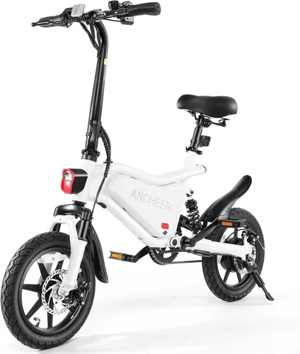 ANCHEER Bicicleta eléctrica plegable para adultos, bicicleta eléctrica de 20 MPH, bicicletas eléctricas de hasta 45 millas, bicicleta eléctrica
