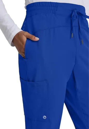 Miniatura 5 de Barco One Pantalón deportivo, pantalón quirúrgico de altura media, con tejido elástico de 4 vías y 3 bolsillos, para mujer
