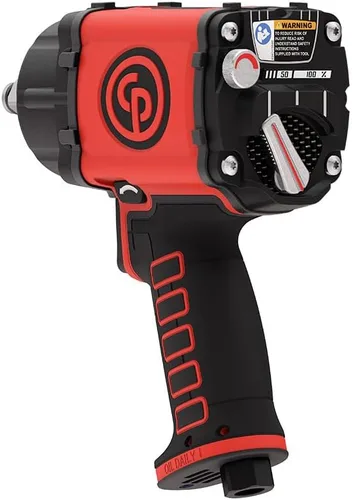 Miniatura 2 de Chicago Pneumatic CP7755 Llave de impacto neumática (1/2 pulgada), herramienta de reparación y montaje industrial de pistola de aire, yunque corto