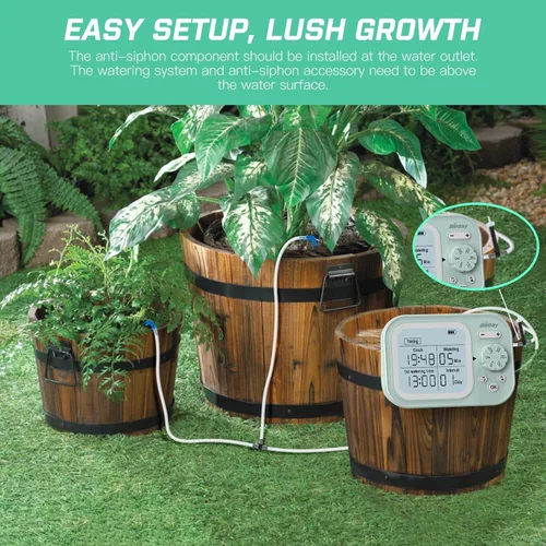 Miniatura 4 de Sistema Automático de Riego de Plantas para Interior con Autoriego para 15 Plantas en Maceta, Kit de Riego por Goteo Programable con Temporizador