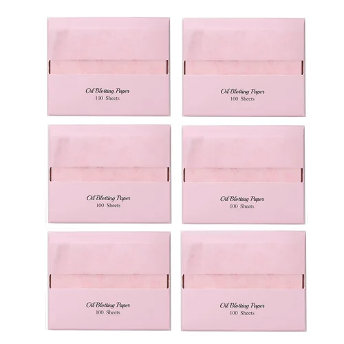 Miniatura 11 de [100 unidades + estuche de espejo] Hojas de secado de aceite de carbón de bambú natural para cara coreana con estuche de espejo