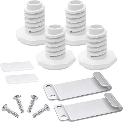 Kit de apilamiento de secadora W10869845 Compatible con Whirl-pool May-tag Standard y Long Vent Secadora y lavadora Reemplazo Número 52774 W10298318