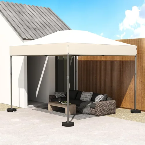 Miniatura 4 de C-Hopetree Pesas Portátiles de Servicio Pesado de 28 libras para Patas de Carpa Gazebo Emergente al Aire Libre, Negro, Juego de 4