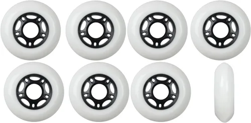 Miniatura 6 de Player's Choice Ruedas para patines en línea para exteriores, 89a, paquete de 8 unidades, elige tamaño y color, fórmula exterior para patinaje sobre