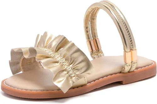 Miniatura 32 de THEE BRON Lindas pantuflas para niñas, sandalias elegantes para niños pequeños y niños