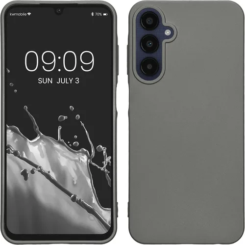 Miniatura 149 de kwmobile Funda compatible con Samsung Galaxy A23 4G / 5G - Funda de silicona TPU metálica suave y delgada - Rojo oscuro metálico