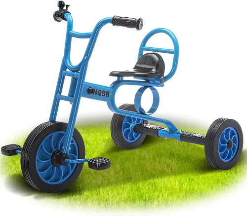 Triciclo para niños a partir de 3 años, guardería preescolar, bicicleta de equilibrio para niños, triciclo para niños con campana y ruedas de goma,
