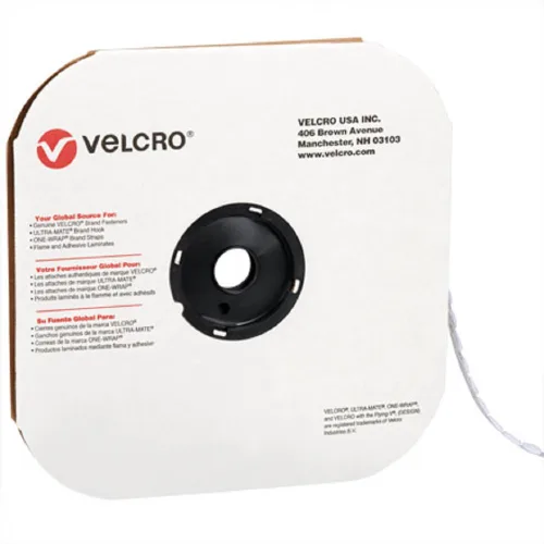 VELCRO Brand Cinta (192335) puntos individuales autoadhesivos, gancho, 7/8", blanco (900 por caja) para el hogar y la oficina