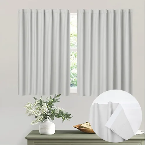 Miniatura 9 de Muamar Cortinas opacas sin taladro, paneles de cortina para ventana fáciles de instalar, juego de 2 paneles de cortinas portátiles para dormitorio