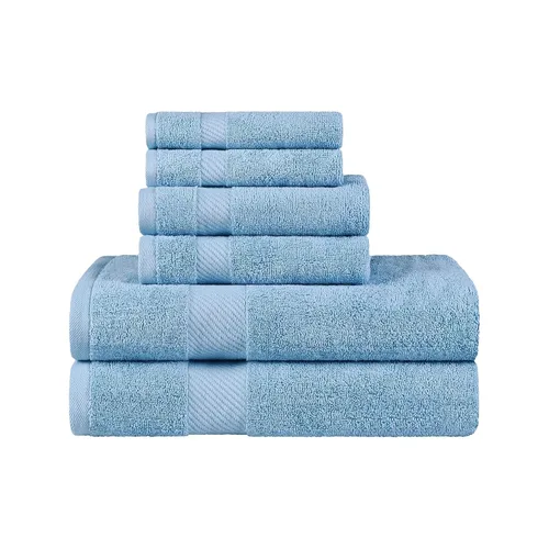 Miniatura 23 de SUPERIOR Kendell - Juego de 4 toallas de baño de algodón egipcio, absorbentes, para la ducha, artículos esenciales para el spa, toallas grandes