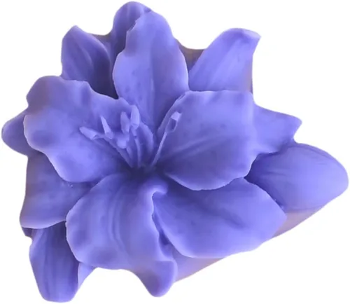Moldes de silicona para jabón con forma de flor, moldes de jabón para hacer jabón, moldes de silicona para jabones, manualidades DIY, jabón 7