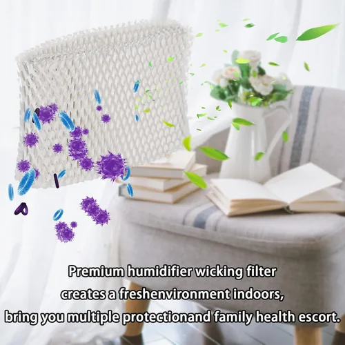 Miniatura 4 de HIFROM Paquete de 3 filtros de mecha de humidificador de repuesto WF2 y PWF2 compatibles con humidificador Kaz & Vicks V3100 V3500 V3600 V3800 V3900