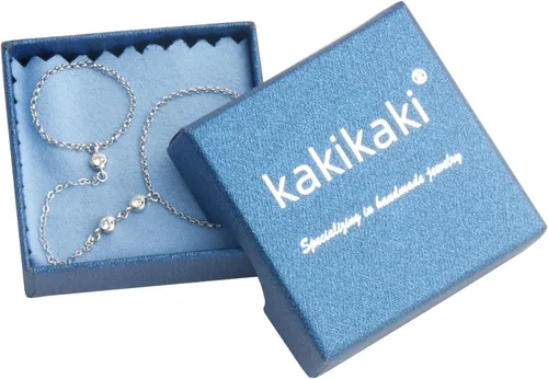 Miniatura 58 de Pulsera de plata de ley 925 para mujer, pulsera de mano para mujer, pulseras esclavas de 7 a 9 pulgadas ajustable