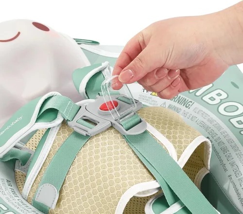 Miniatura 4 de Mambobaby Float Deluxe - Flotador de piscina para bebés: entrenador de natación seguro y cómodo para bebés y niños pequeños, diseño no inflable
