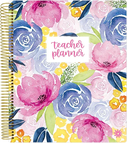 Miniatura 14 de bloom daily planners - Agenda y calendario de año académico sin fechas para maestros, organizador plan de clases 7 periodos, cubierta esmerilada