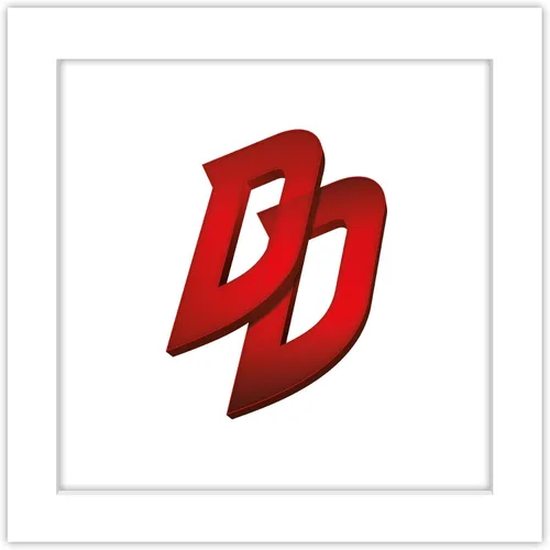 Miniatura 10 de Trends International Gallery Pops Marvel Comics Daredevil - Póster de pared con símbolo DD, 12.00 x 12.00 pulgadas, versión de marco negro
