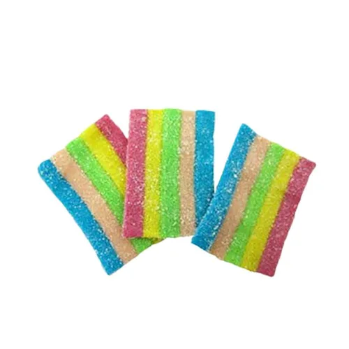 Miniatura 5 de Fruidles Sour Rainbow Belts Bites, caramelos de gomitas multicolores, sin gluten, sin grasa (4.4 libras)