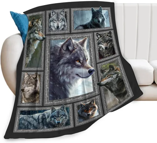 Miniatura 32 de Manta de Polilla Suave y Esponjosa de Vellón Gótico Mariposa Luna Mantas Decorativas Acogedoras y Cálidas de Franela de Felpa Regalos para Niños
