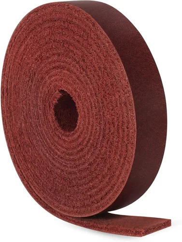 Miniatura 19 de Ringsun Tiras de cuero negro planas de 2 pulgadas de ancho para manualidades, tiras de cuero de grano completo, cordón de cuero para manualidades
