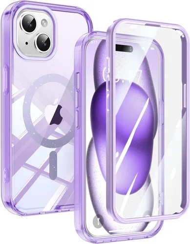 Miniatura 10 de Funda de privacidad para iPhone 17 Pro Max con soporte de 360° [protector de pantalla antiespía integrado] [anillo magnético] protección de cuerpo