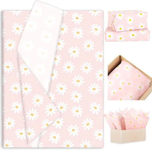 Miniatura 11 de JarThenaAMCS 100 hojas de papel de seda hawaiano, papel de regalo tropical, hojas de palma, flamenco, papel decorativo para manualidades, verano