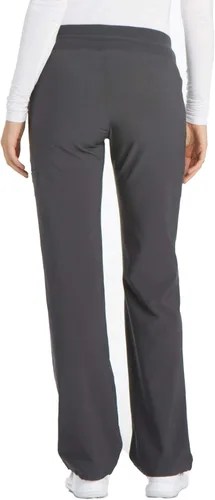 Miniatura 2 de Cherokee Pantalones Médicos para Mujeres de Tiro Medio Pierna Recta Pantalones de Uniforme Médico para Mujeres sin Cierre con 6 Bolsillos