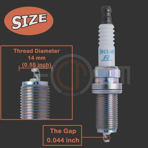 Miniatura 4 de Bujias de repuesto automotriz 22401-5M015 Bujias PLFR5A11 paquete de 6 bujías de iridio compatibles con Infiniti FX35 G35 I35 M35 M45 Q45 QX4 350z