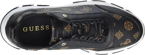 Miniatura 5 de Guess Scarpe Donna Trainers Zeppa Bria Ecopelle browBlack 4g Logo D23GU29 FL7BIRFAL12