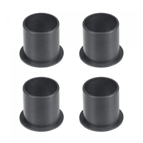 Miniatura 17 de uxcell - Cojinetes de manga con brida, 12 mm de diámetro interior, 14 mm de diámetro exterior, 10 mm de longitud, buje sin aceite envuelto en POM