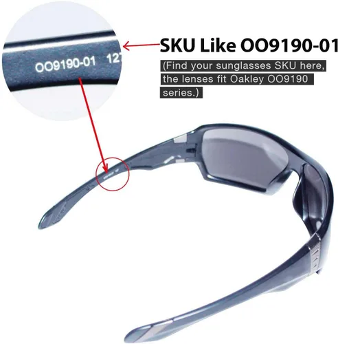 Miniatura 4 de Walleva Lentes de repuesto para gafas de sol Oakley Offshoot (serie OO9190), múltiples opciones disponibles