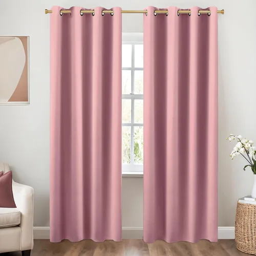 Miniatura 212 de Cortinas opacas de 72 pulgadas extra anchas para dormitorio, puerta corrediza de vidrio y patio, 2 paneles con ojales para oscurecer ventana grande