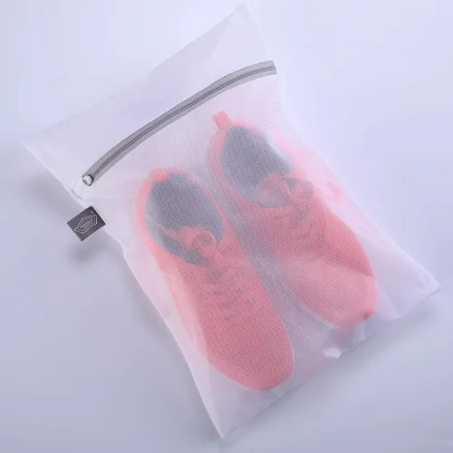 Miniatura 4 de Kimmama Bolsa de lavandería de malla, bolsa de lavado a máquina, saco de lavado de red con cremallera, bolsa de secadora para limpiar y secar paños