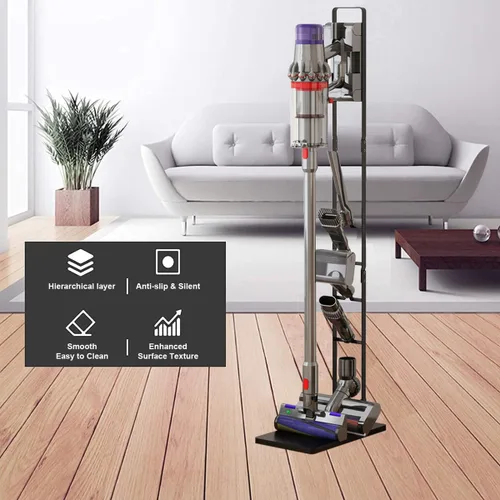Miniatura 5 de Soporte de aspiradora Foho, soporte de soporte de almacenamiento, soporte de aspiradora estable compatible con Dyson V15 V11 V10 V8 V7 V6