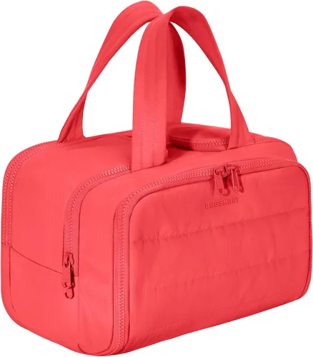 Miniatura 8 de BAGSMART Bolsa de Aseo de Viaje, Bolsa de Aseo Resistente para Mujeres, Bolsas de Aseo Ampliamente Abiertas y Esponjosas para Viajar, Organizador