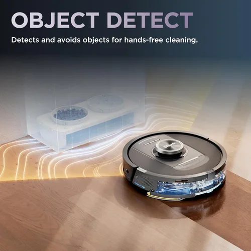 Miniatura 8 de Robot aspirador y trapeador Shark, PowerDetect NeverTouch, autovaciado y autollenado, capacidad de residuos de 60 días, tanque de recarga de 30