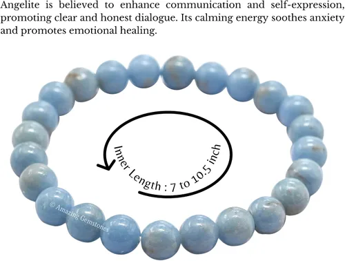 Miniatura 4 de Amazing Gemstone Crystal Bracelet for Women Men's Gifts - Protection Healing Crystal Bracelet - 8mm Gemstone Beaded Stretchable Bracelet Pulseras
