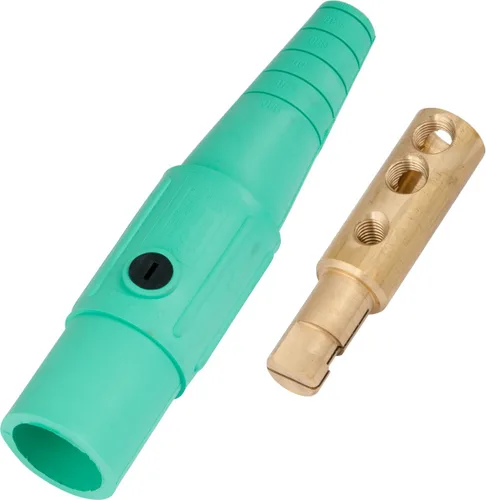 Miniatura 7 de Marinco CLS20FB-A CLS tipo Cam, serie 16 en línea, conector de un solo pin, 400 amperios, 600 voltios, #2-2/0 AWG, hembra - negro (A)