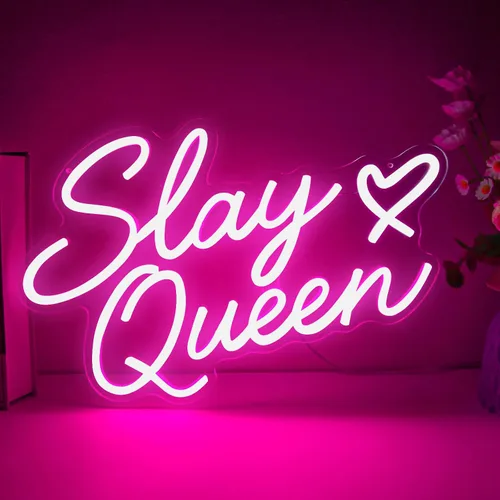 Miniatura 10 de Letrero de neón con texto en inglés «We Can Do Hard Things», luces de neón motivacionales LED para decoración de pared, luces de neón regulables