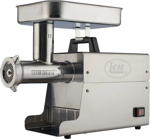 Miniatura 2 de LEM Productos 17801 Big Bite # 12 .75HP Picadora de carne eléctrica de acero inoxidable y productos Sistema de envasado de carne molida 200