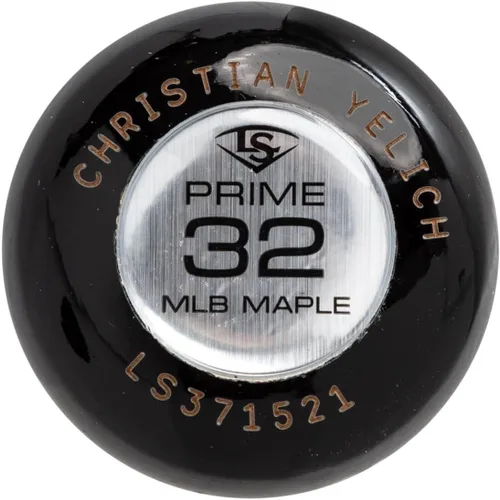 Miniatura 9 de Louisville Slugger Prime Yelich - Bate de béisbol de madera Maple Cy22