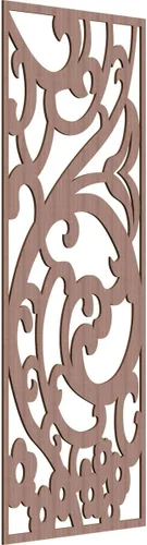 Miniatura 39 de Bridgewater - Paneles de pared decorativos de madera con calado, 9 3/8 pulgadas de ancho x 24 3/8 pulgadas de alto x 1/4 de alto, nogal