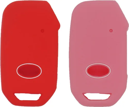 Miniatura 10 de LemSa 2 fundas de silicona para llavero inteligente, bolsa de entrada sin llave compatible con KIA 2021 2020 2019 Telluride Seltos Soul Forte GT EX